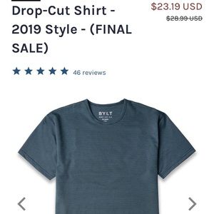BYLT DROP- CUT SHIRT